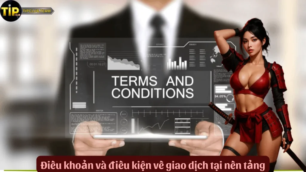 Điều Khoản Và Điều Kiện TipClub – Cập Nhật Mới Nhất 2025 3 Điều khoản và điều kiện về giao dịch tại nền tảng
