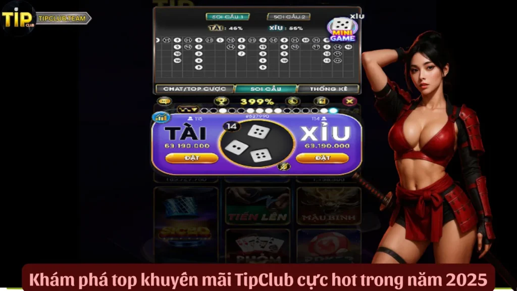Bùng Nổ Khuyến Mãi TipClub – Quà Tặng Cực Đỉnh Mỗi Ngày 2 Khám phá top khuyến mãi TipClub cực hot trong năm 2025
